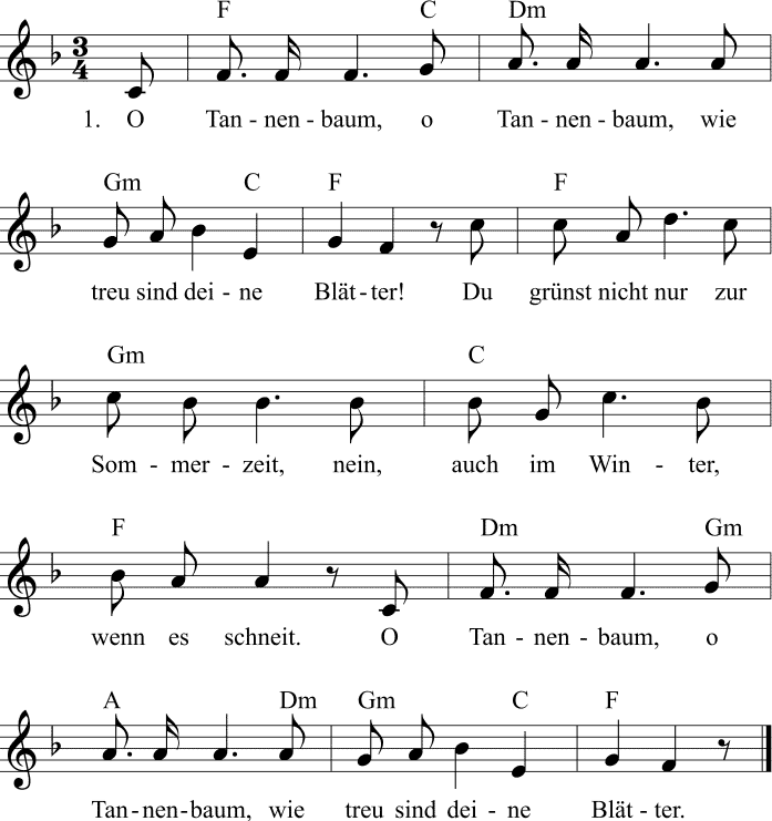 O Tannenbaum Text Noten Kinderkabinett O Tannenbaum Text Noten Kinderkabinett